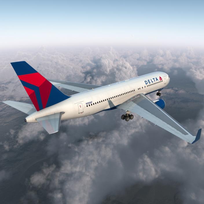 Boeing 767-200ER Delta Air Lines 3D