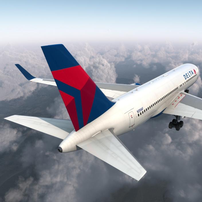 Boeing 767-200ER Delta Air Lines 3D