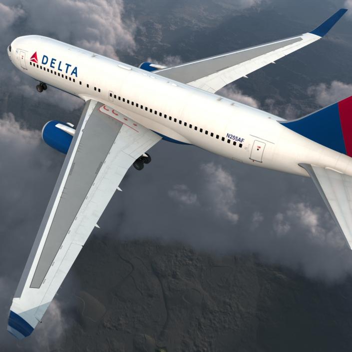 Boeing 767-200ER Delta Air Lines 3D