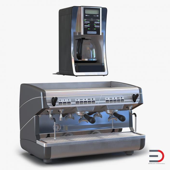 3D Coffee Machines Collection