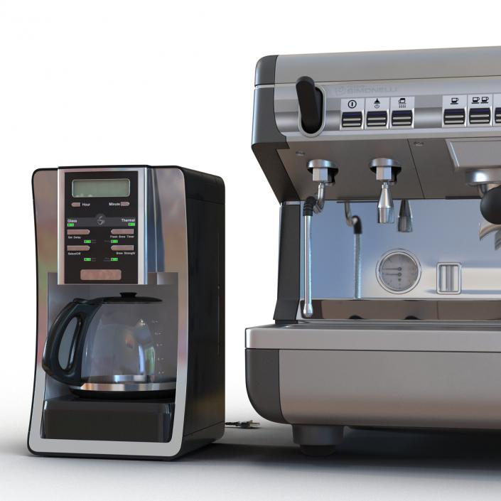 3D Coffee Machines Collection