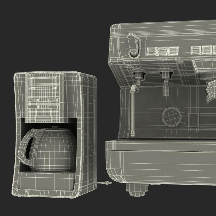 3D Coffee Machines Collection