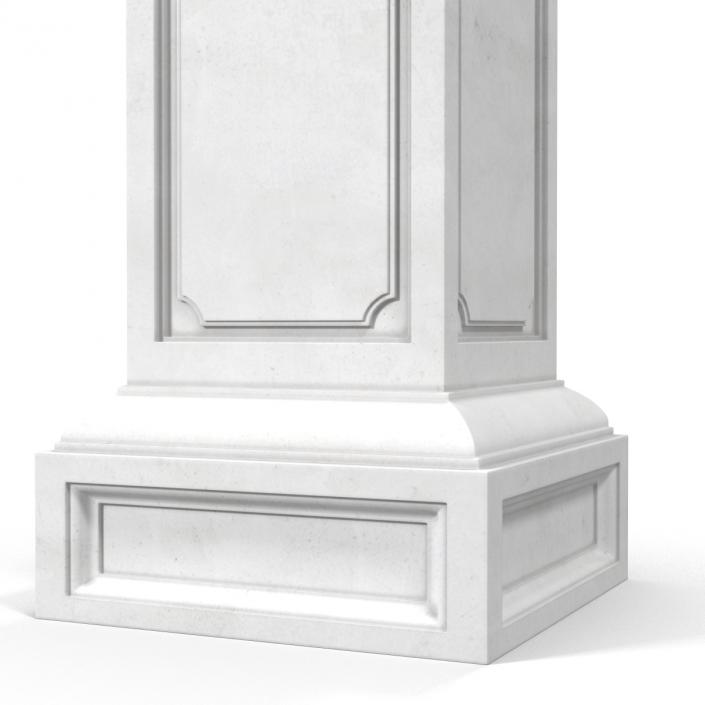 3D model Column Base Greco Roman 2