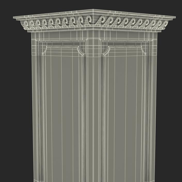 3D model Column Base Greco Roman 2