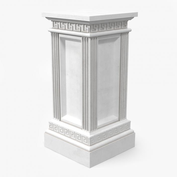 3D model Column Base Greco Roman 3