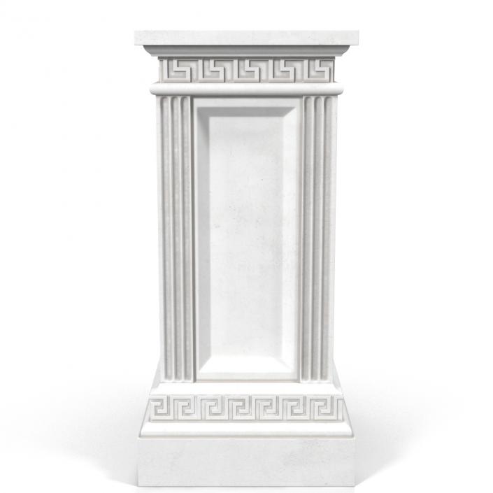 3D model Column Base Greco Roman 3