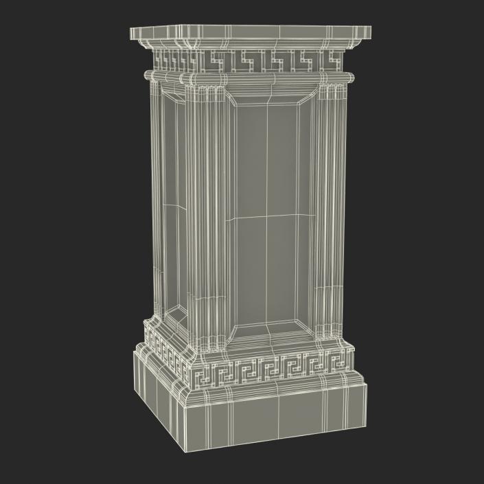 3D model Column Base Greco Roman 3