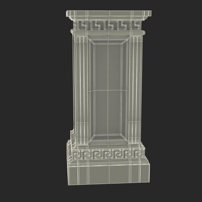 3D model Column Base Greco Roman 3