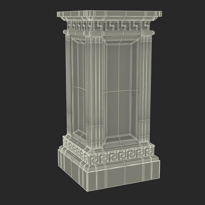 3D model Column Base Greco Roman 3