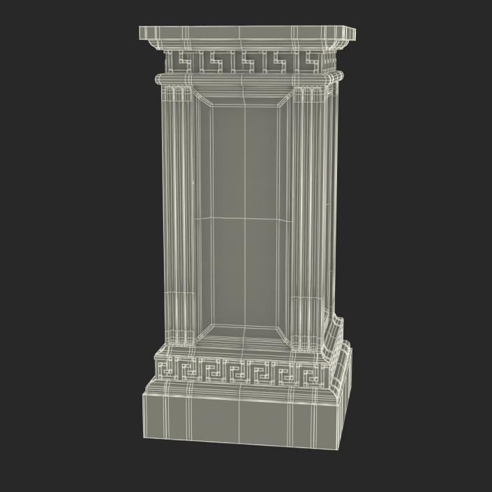 3D model Column Base Greco Roman 3