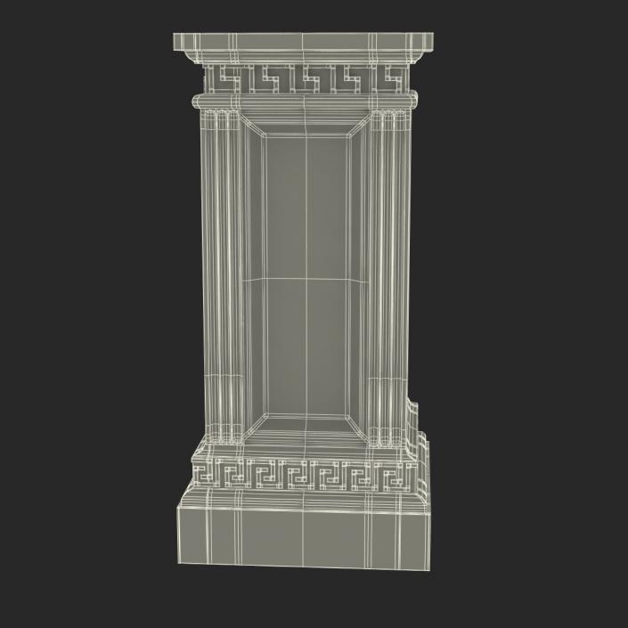 3D model Column Base Greco Roman 3