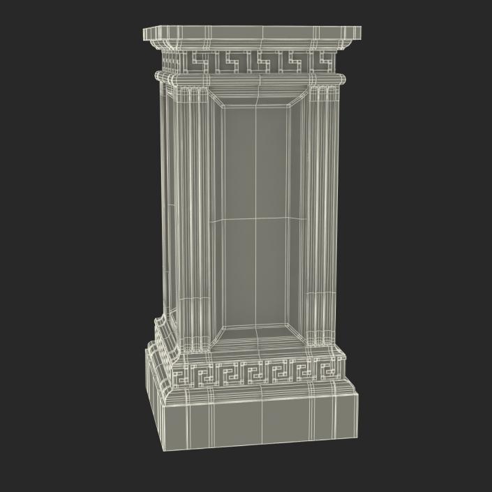 3D model Column Base Greco Roman 3