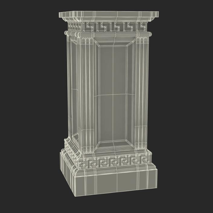 3D model Column Base Greco Roman 3