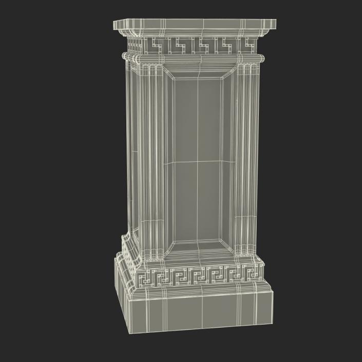 3D model Column Base Greco Roman 3