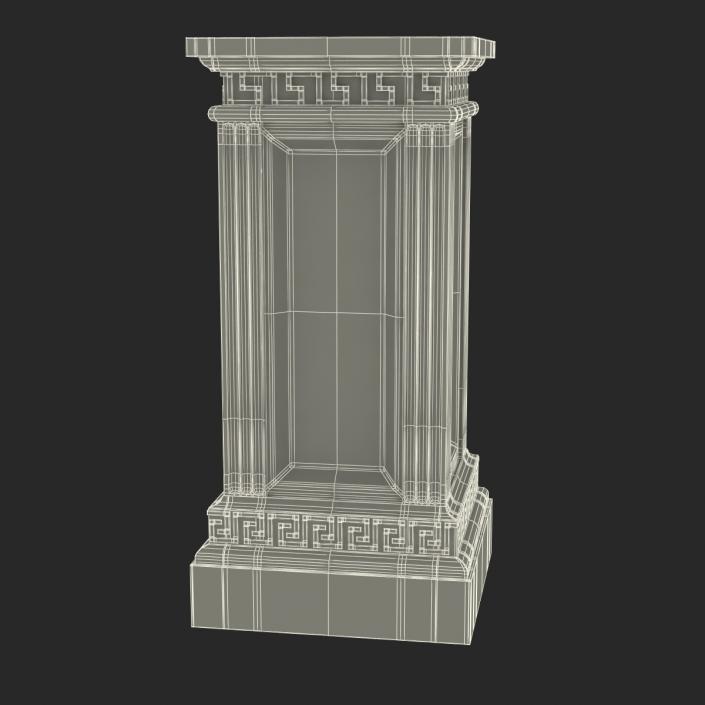 3D model Column Base Greco Roman 3