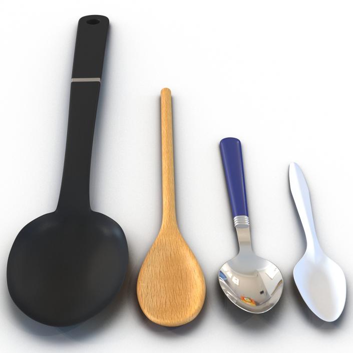 Spoons Collection 3D