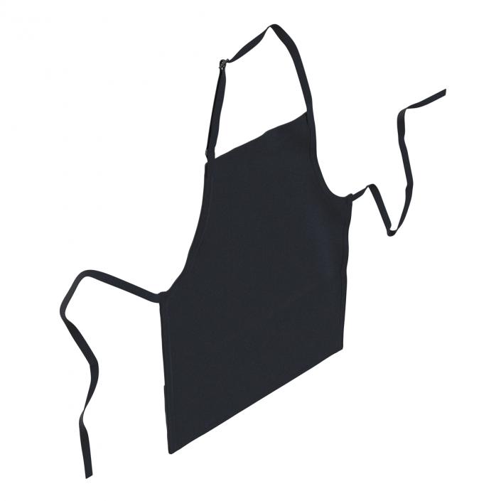 3D Cafe Apron Black