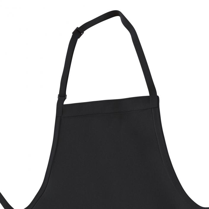 3D Cafe Apron Black