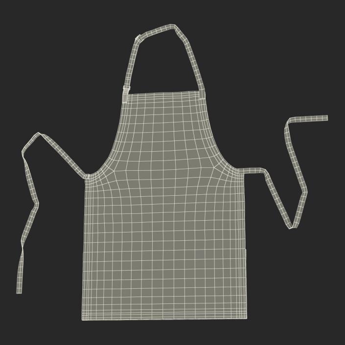 3D Cafe Apron Black