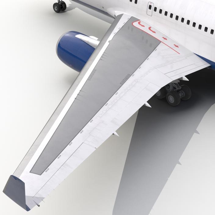 Boeing 767-200ER Delta Air Lines Rigged 3D model