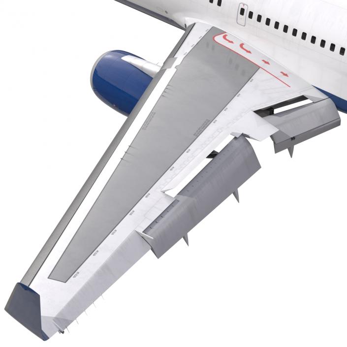 Boeing 767-200ER Delta Air Lines Rigged 3D model