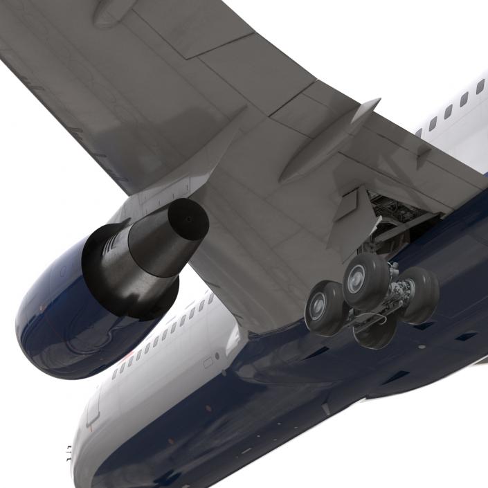 Boeing 767-200ER Delta Air Lines Rigged 3D model