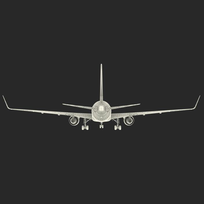 Boeing 767-200ER Delta Air Lines Rigged 3D model