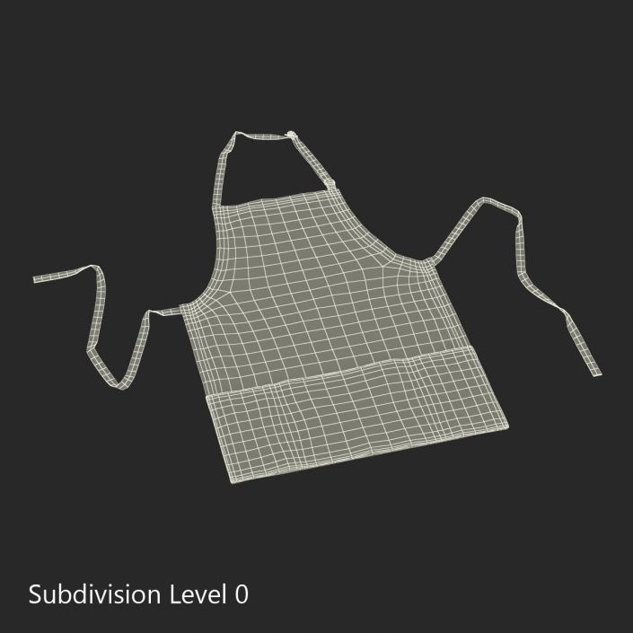 3D model Cafe Apron