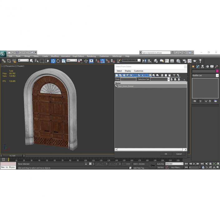 3D Door Greco Roman