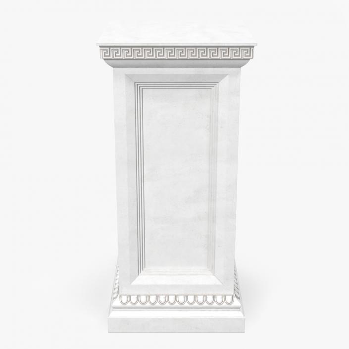 3D Column Base Greco Roman model