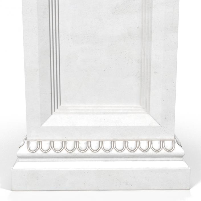 3D Column Base Greco Roman model