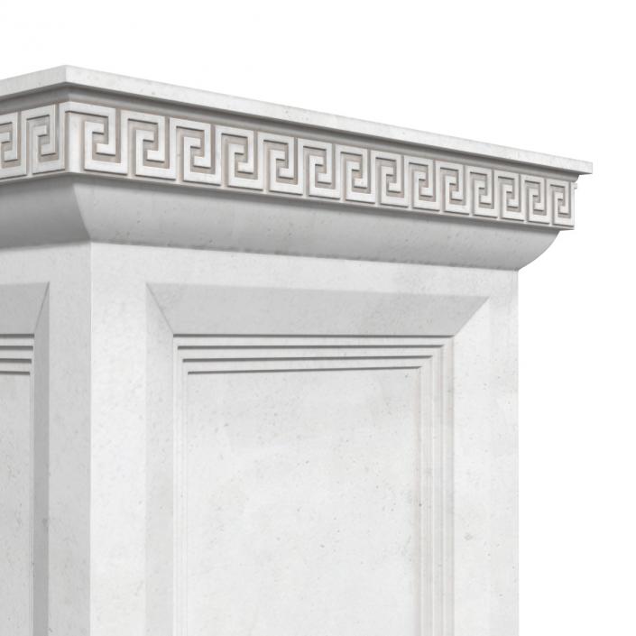 3D Column Base Greco Roman model