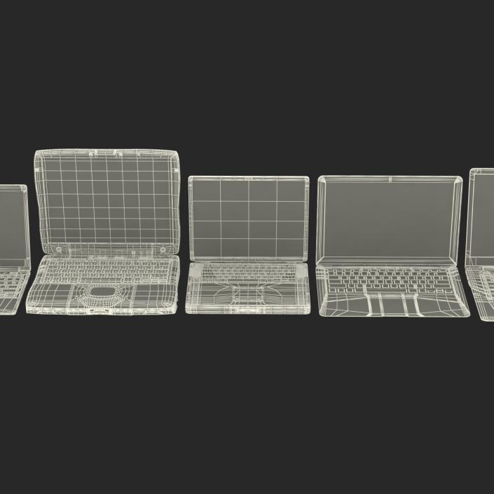 3D Generic Laptops Collection