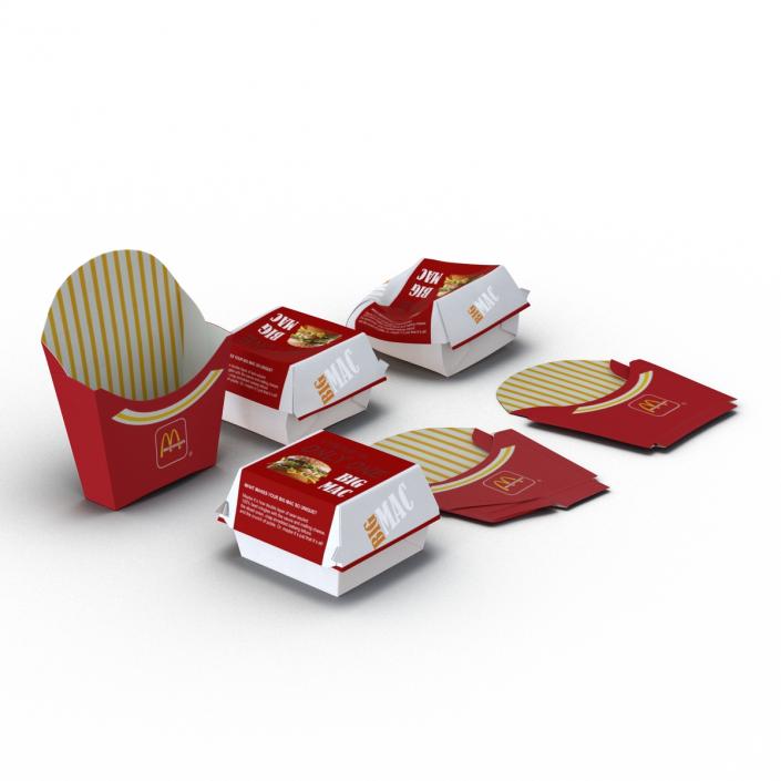 3D Food Containers Collection 2 model