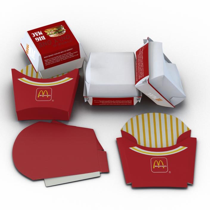 3D Food Containers Collection 2 model