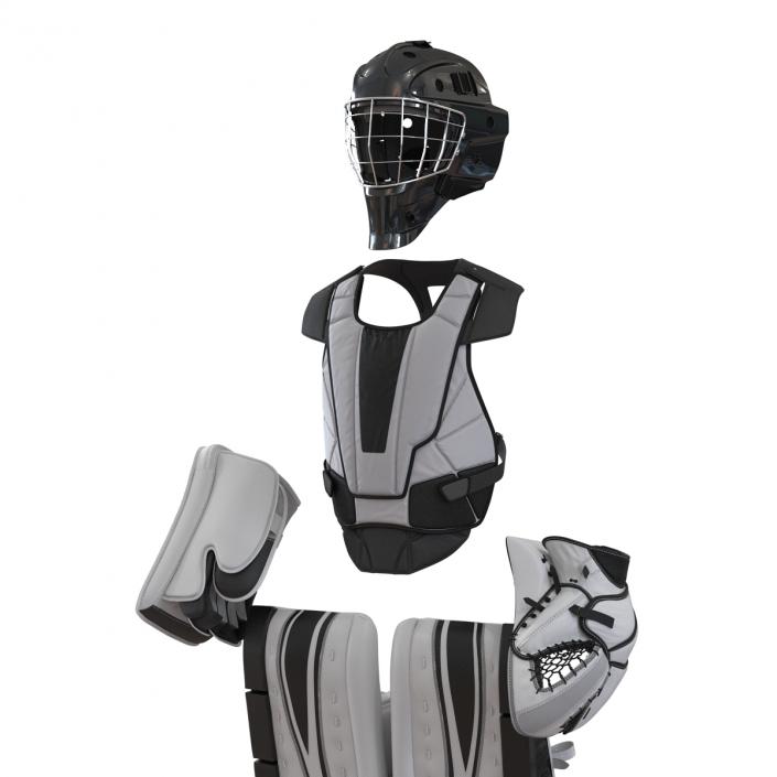 3D Hockey Goalie Protection Kit Generic 2 model