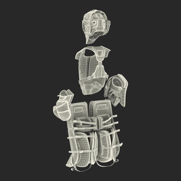 3D Hockey Goalie Protection Kit Generic 2 model