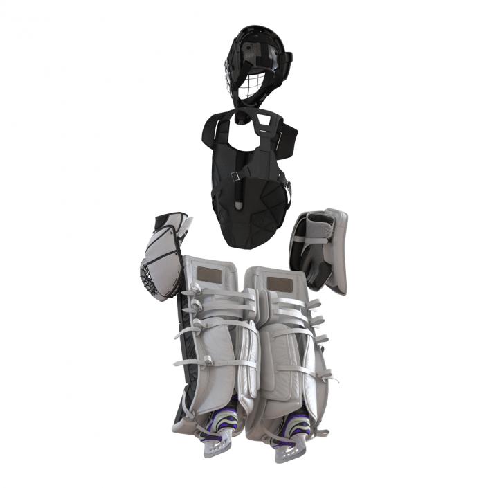 3D Hockey Goalie Protection Kit Generic 3 model