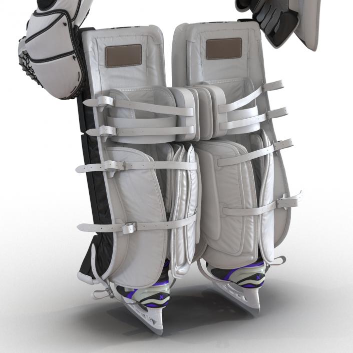 3D Hockey Goalie Protection Kit Generic 3 model