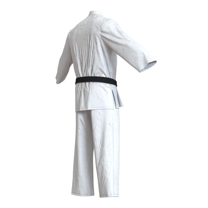 Karate White Suit 3D