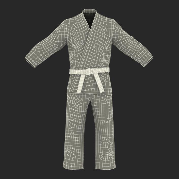 Karate White Suit 3D