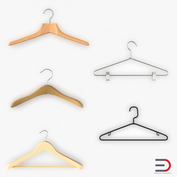 3D Clothes Hangers 3D Models Collection 2 model