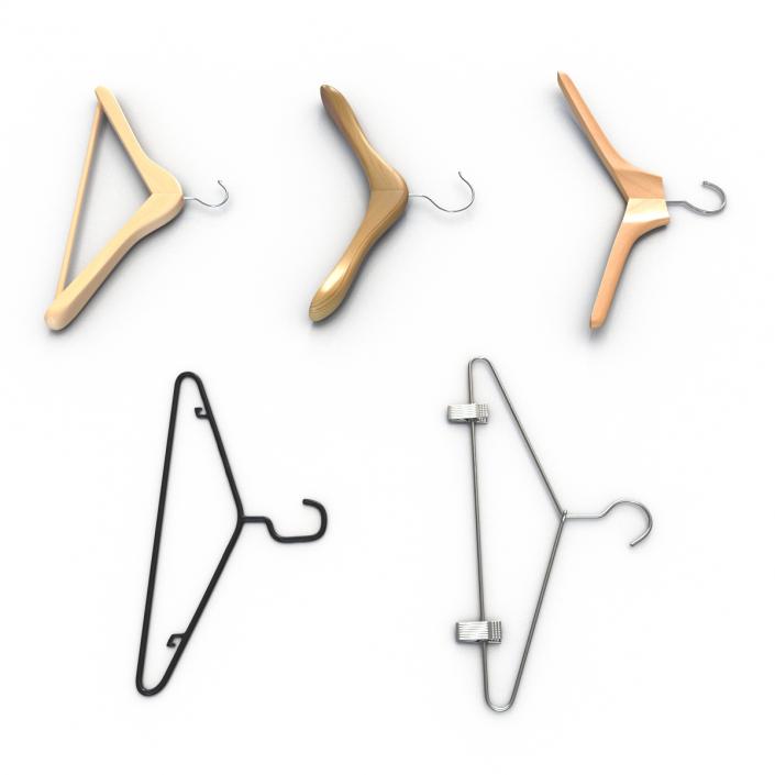 3D Clothes Hangers 3D Models Collection 2 model