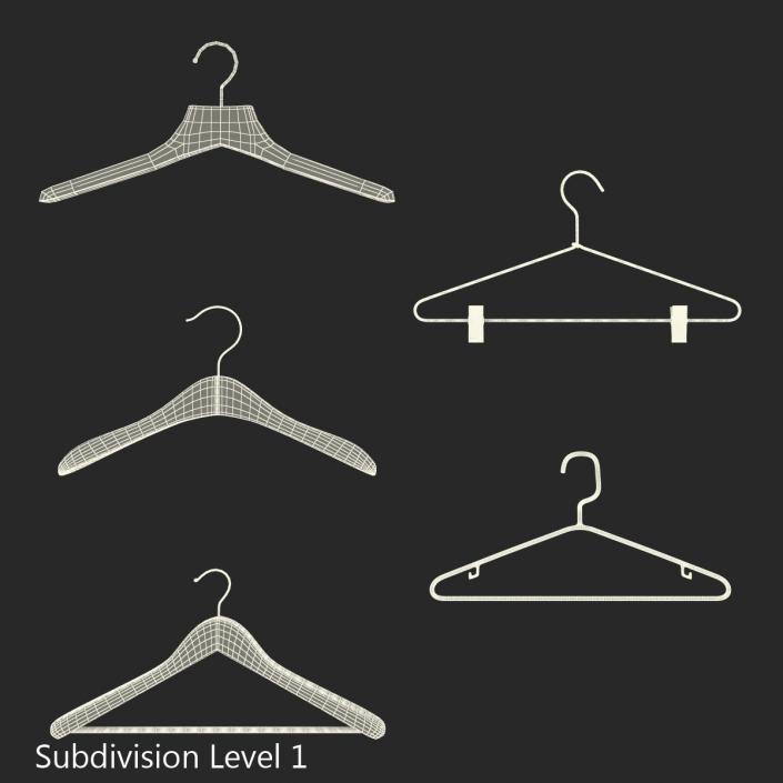 3D Clothes Hangers 3D Models Collection 2 model