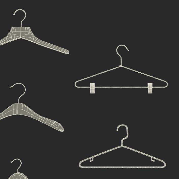 3D Clothes Hangers 3D Models Collection 2 model