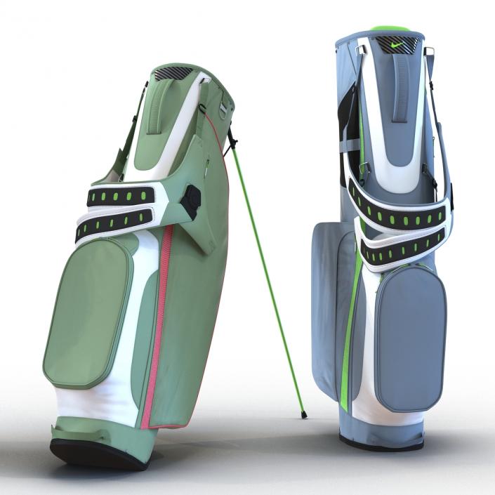 Golf Bags Collection 3 3D