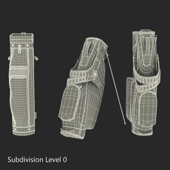 Golf Bags Collection 3 3D