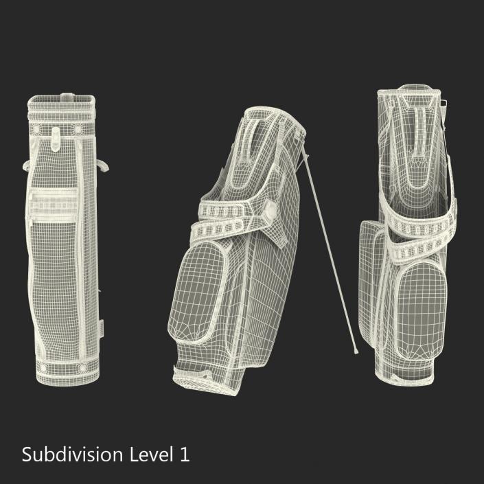 Golf Bags Collection 3 3D