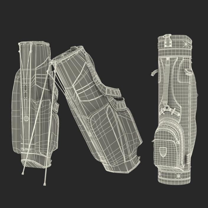 Golf Bags Collection 3 3D