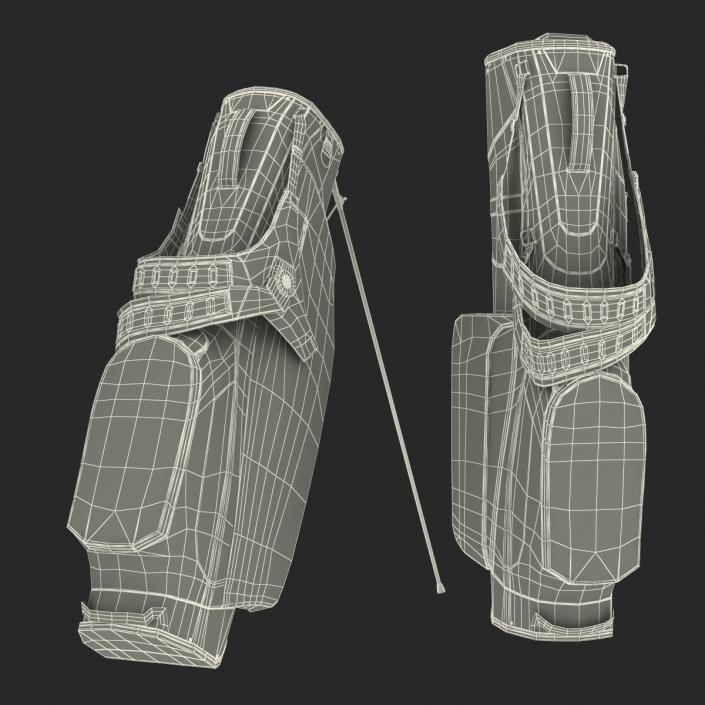 Golf Bags Collection 3 3D